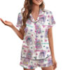 Saya Boys Soda Pop Satin Pajamas Set For Women