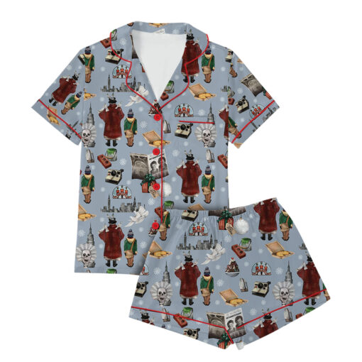 Marry Christmas Satin Pajama Set For Women - Image 4