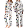 Friends Tv Series Short Satin Pajamas For Women