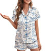 Respect The locals Satin Pajamas Set For Women