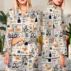 Gilmore Girls Satin Pajamas Set For Women