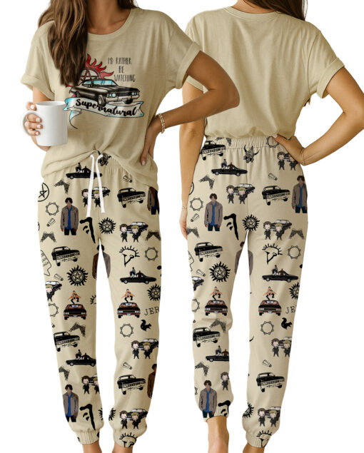 Supernatural Series Pajamas Set For Women