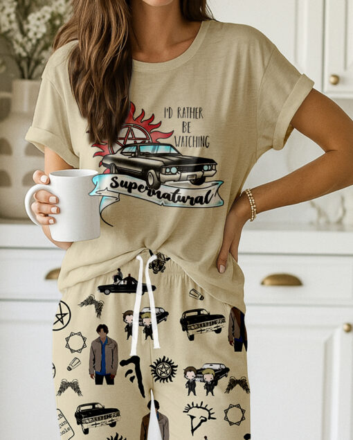 Supernatural Series Pajamas Set For Women
