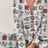 Snoopy Merry Christmas Satin Pajamas Set For Women