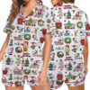 Snoopy Merry Christmas Satin Pajamas Set For Women
