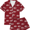 Dr Pepper Drink Satin Pajamas Set For Women