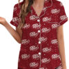 Dr Pepper Drink Satin Pajamas Set For Women