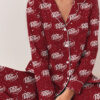 Dr Pepper Drink Satin Pajamas Set For Women