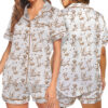 Dachshund Mom Satin Pajama Set For Women