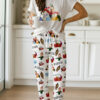 Friends Tv Series Christmas Satin Pajamas Set For Women