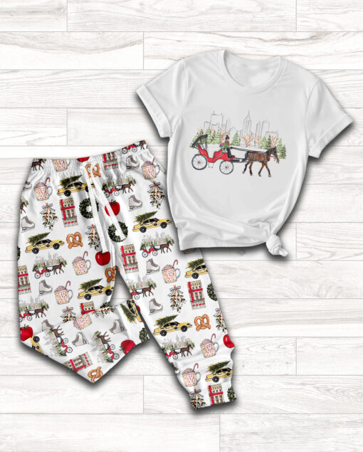 Women's Christmas In New York Pajama Set