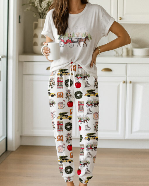 Women's Christmas In New York Pajama Set