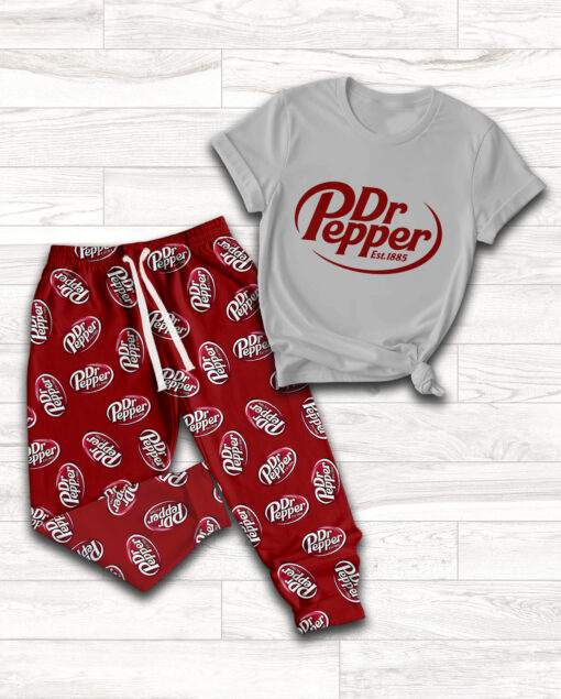 Dr Pepper Drink Pajamas Set For Women