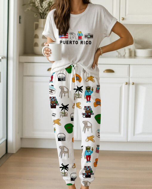 Baile Inolvidable Puerto Rico Casual Pajama Set For Women
