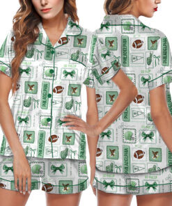 Philabelphia Football Satin Pajamas Set For Women