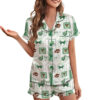 Philabelphia Football Satin Pajamas Set For Women