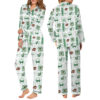 Philabelphia Football Satin Pajamas Set For Women