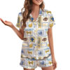 Los Angeles Football Satin Pajamas Set