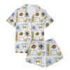 Los Angeles Football Satin Pajamas Set