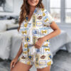 Los Angeles Football Satin Pajamas Set