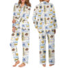 Los Angeles Football Satin Pajamas Set