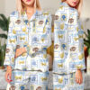 Los Angeles Football Satin Pajamas Set