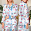 Coquette Buffalo Football Satin Pajamas Set