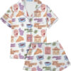 Gilmore Girl Satin Pajamas Set For Women
