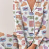 Gilmore Girl Satin Pajamas Set For Women