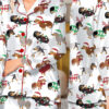 Christmas Dachshund Satin Pajama Set For Women