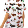 Christmas Dachshund Satin Pajama Set For Women