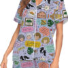 The Golden Girls Satin Pajamas Set For Women