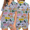 The Golden Girls Satin Pajamas Set For Women