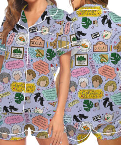 The Golden Girls Satin Pajamas Set For Women