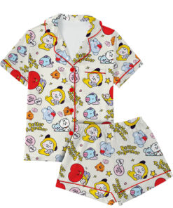 Better Together BT21s Satin Pajamas Set For Women