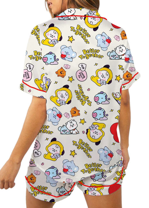 Better Together BT21s Satin Pajamas Set For Women