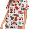 Merry Fetchmas Silky Satin Pajama Set For Women
