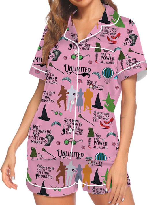 The Wizard Of Oz Satin Pajamas Set For Women
