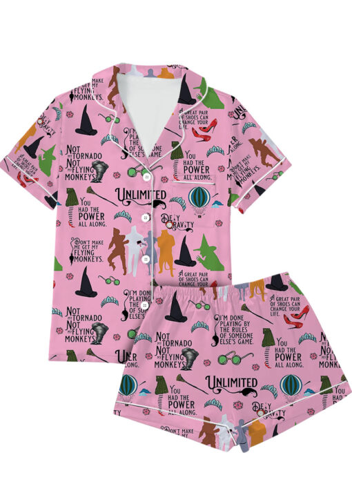 The Wizard Of Oz Satin Pajamas Set For Women