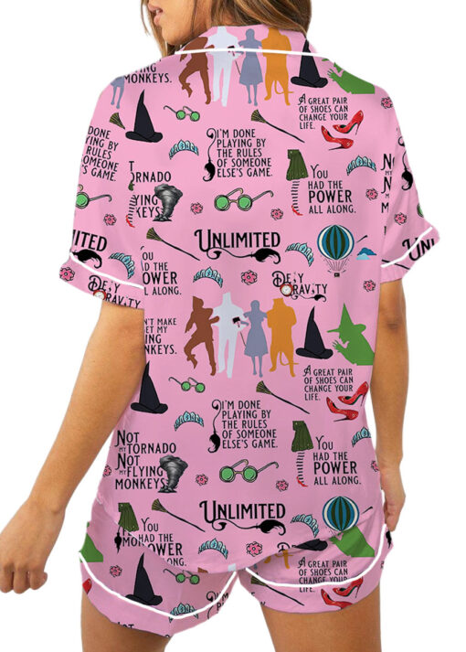The Wizard Of Oz Satin Pajamas Set For Women