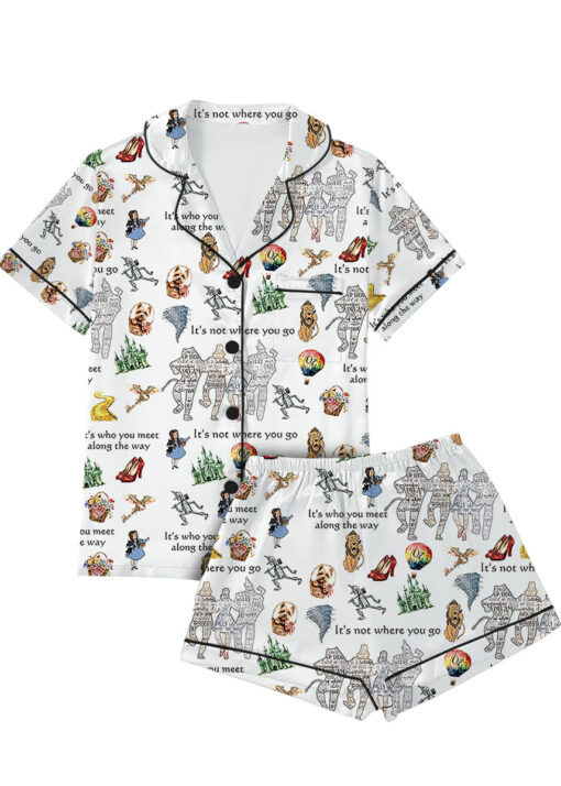 The Wizard Of Oz Satin Pajamas Set For Women