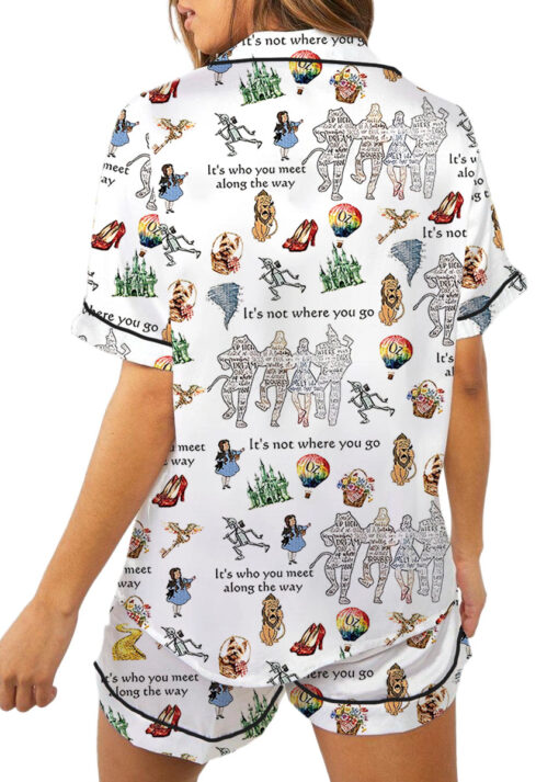 The Wizard Of Oz Satin Pajamas Set For Women