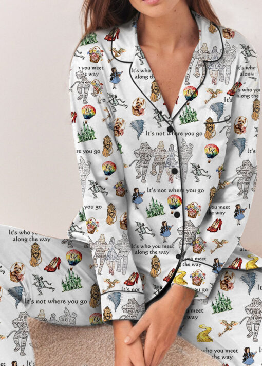 The Wizard Of Oz Satin Pajamas Set For Women