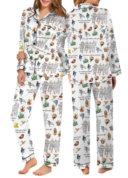 The Wizard Of Oz Satin Pajamas Set For Women