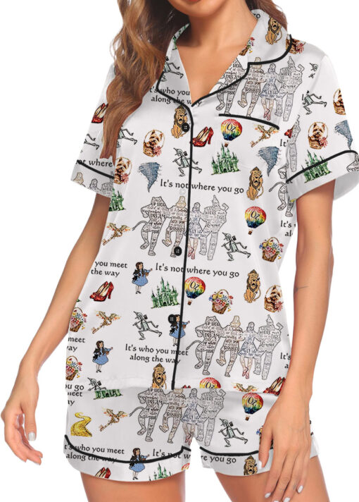 The Wizard Of Oz Satin Pajamas Set For Women