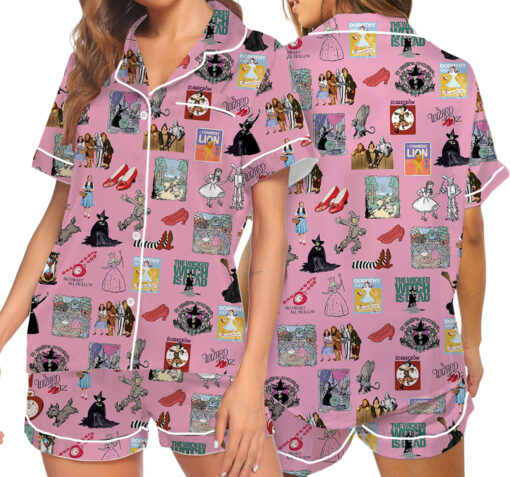 The Wizard Of Oz Satin Pajamas Set For Women