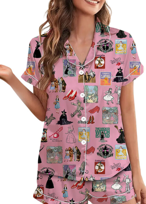 The Wizard Of Oz Satin Pajamas Set For Women