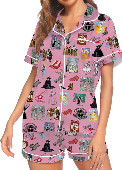 The Wizard Of Oz Satin Pajamas Set For Women