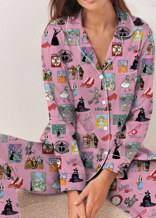 The Wizard Of Oz Satin Pajamas Set For Women