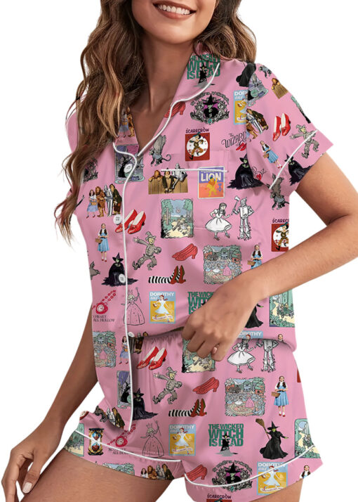 The Wizard Of Oz Satin Pajamas Set For Women